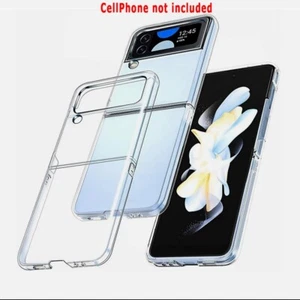 Wear-Resisting Slim Clear Hard PC Cover Case f Samsung Galaxy Z Flip 4 SM-F721U - Picture 1 of 2