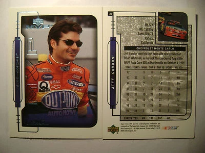 UPPER DECK 2000 MVP JEFF GORDON #24  ON CARD #24 MINT COND. - Image 1 of 3