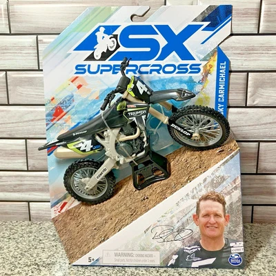 Ricky Carmichael 2025 Triumph TF 450-RC Supercross Motorcycle MX SX Model - Image 1 of 4