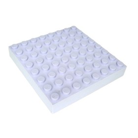 1x Lego Building Plate Thick 8x8 Light Purple Base Plate Belville 5826 43802 4201