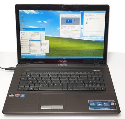 ASUS Windows XP Gamer Notebook AMD 1,65GHz 500GB 4GB Laptop HDMI 7470 1GB 17,3" - Bild 1 von 4
