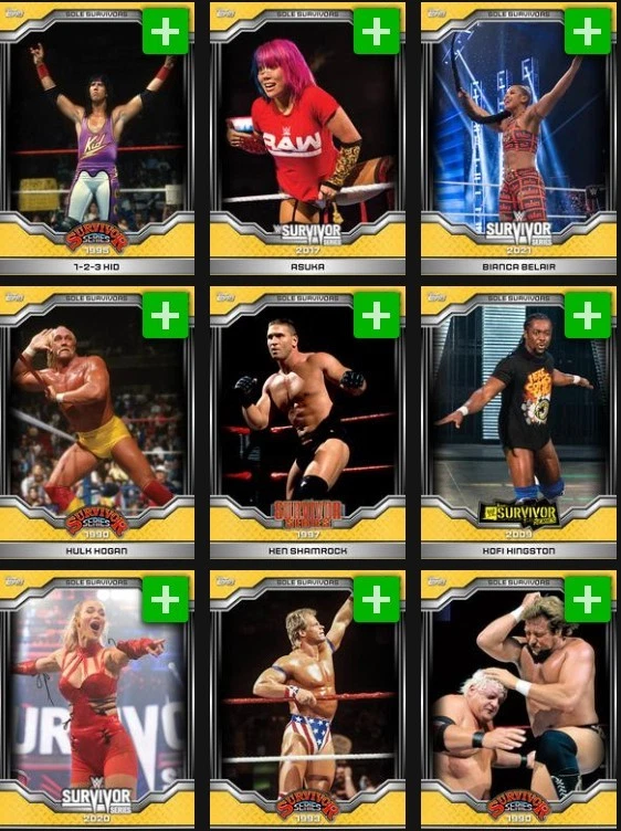 [DIGITAL] Topps Slam - Survivor Series 25 S1 - Yellow Sole Survivors - Pick - Image 1 of 1