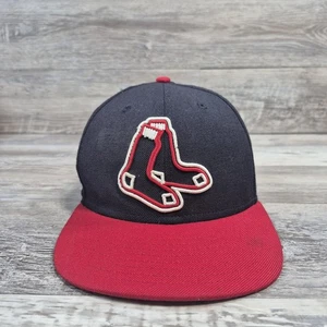 Boston Red Sox MLB Baseball New Era 5ofifty 7 1/2 Hat Cap Adult Mens Fitted  - Picture 1 of 8