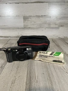 Fuji Discovery 1000 Zoom Fujinon Lens 35MM Panorama Point Shoot Camera TESTED - Picture 1 of 12