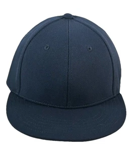 OC Sports Fitted Cap Mütze XS/S blau uni ohne Logo Jugend Kinder - Bild 1 von 9