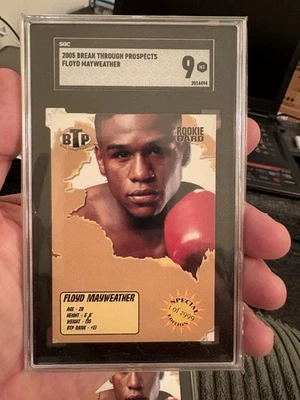 FLOYD MAYWEATHER JR Breakthrough Prospects BTP 2005 LIMITED (2999) SGC 9 - Image 1 of 2