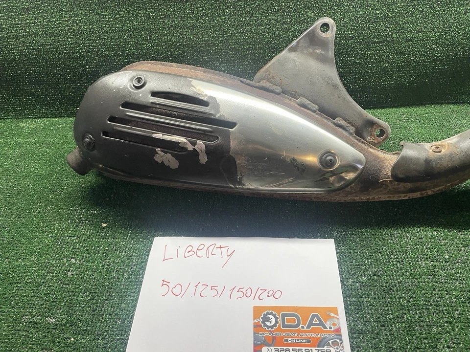 MARMITTA TERMINALE SCARICO PIAGGIO LIBERTY S 200 4T 2006-2007 M388M ORIGINALE - Imagen 1 de 3