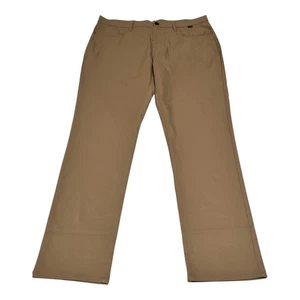 Travis Mathew Golf Pants Men's 36 Beige Casual Chino Lightweight Stretch - Picture 1 of 12