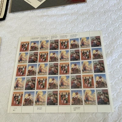 U.S.-(-1990’s-)-CHILDREN’s Classics,29c.-FULL SHEET -MNH - Image 1 of 4