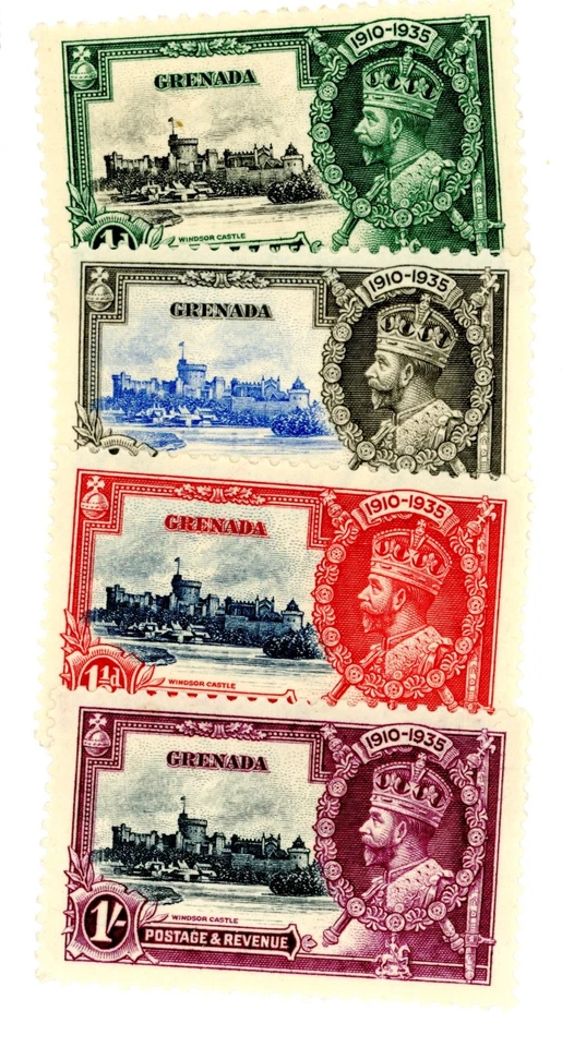 GRENADA--Conjunto completo Scott #124-#127 - Imagem 1 de 1