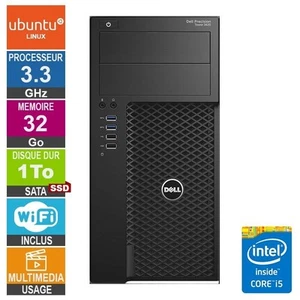 Dell Precision T3620 i5-6400 3.30GHz 32Go/1To SSD Wifi Linux UBUNTU - Photo 1/1