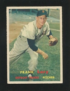 #168 FRANK LARY, Tigers - 1957 Topps: EX, centrado perfecto, gran color 220149e - Imagen 1 de 3