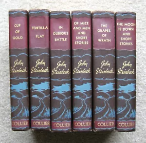 6 Volume John Steinbeck Collection - 1935-1942 First Editions - Picture 1 of 6