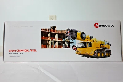 Guindaste TWH 090-01238 BAEUMER GMBH GROVE GMK4100L - ESCALA 1:50 NOVO NA CAIXA - Imagem 1 de 4