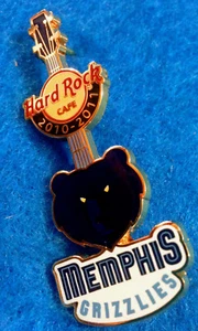 Memphis Grizzlies NBA Basketball Maskottchen Gitarre 2010 11 Saison Hard Rock Cafe PIN - Bild 1 von 1