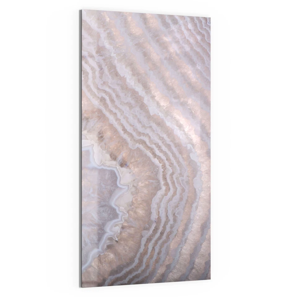 DEQORI Magnettafel Glas 'Helle Achatschicht' beschreibbar Whiteboard, v. Größen - Bild 1 von 4