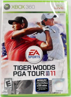 Tiger Woods PGA Tour 11 (Microsoft Xbox 360, 2010) Brand New Xbox 360 Game - Image 1 of 2