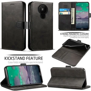 For Nokia C22 G11 G21 X10 X20 PU Leather Wallet Holder Magnetic Stand Case Cover - Picture 1 of 5