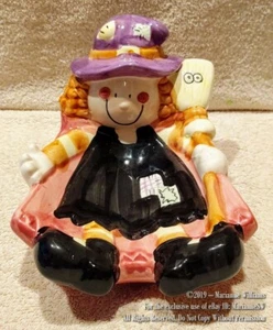 NEW Halloween Candy Dish Witch COULD ALSO BE USED AS A SERVING BOWL PARTY DECOR - Picture 1 of 2