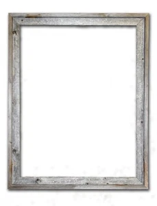 20x30 – 2" Wide Signature Reclaimed Rustic Barn Wood Open Frame No Glass or Back - Picture 1 of 3