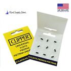 Genuine Clipper Lighter Flints, Black, 2 Packs of 9 Flints per Pack, USA Shipper