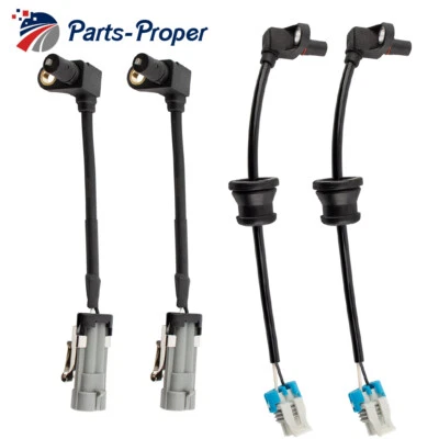 Sensores de velocidad de rueda ABS delanteros + traseros para 02-07 Saturn Vue 05-06 Chevrolet Equinox Foto 1 de 4