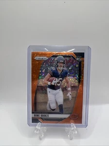 2024 Panini Prizm Football ROME ODUNZE Orange Disco Prizm RC Rookie #385 Bears - Picture 1 of 4