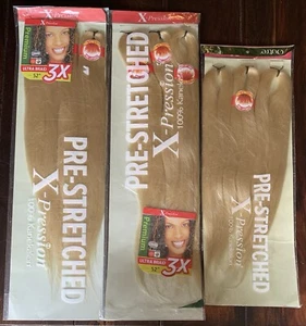 Outre X-Pression Ultra Braids 3x 42 in 1 Set And 52 Inch 2 Sets Color 613 Blonde - Picture 1 of 6