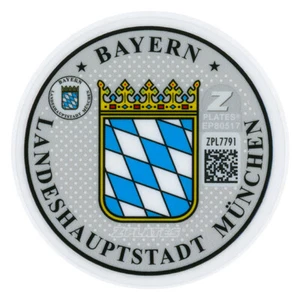 German License Plate Registration Seal and Inspection Replacement Sticker Set - Picture 1 of 12