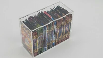 Pokemon Booster Pack (36CT) Acrílico Almacenamiento Soporte Estuche Caja, Marco/Pantalla Foto 1 de 4