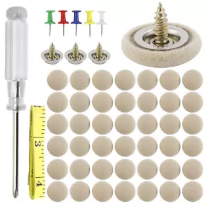 60 Pcs Car Roof Headliner Repair Rivets Snap Buttons Auto Interior Fix Kit - Picture 1 of 9