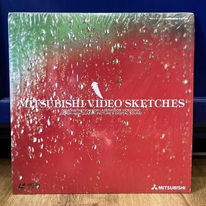 Mitsubishi Video Sketches Laserdisc w/Insert -Tested CAV - Foto 1 di 3
