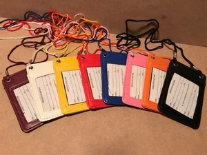 Necklace Lanyards Badge, ID, Card Double Sided Holder Case Neck Strap - Picture 1 of 13