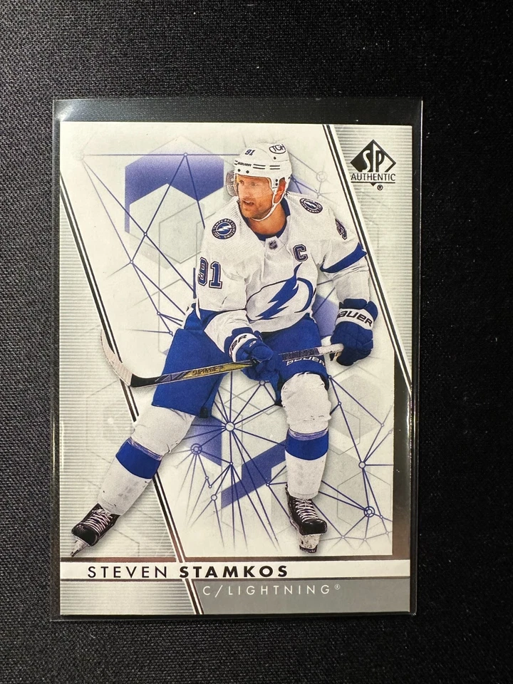 2022-23 UD SP Authentic Hobby Steven Stamkos #91 NM Hockey Card - Image 1 of 1