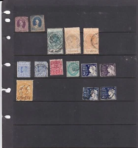 Variety of state stamps Queensland SA NSW and Victoria 14 stamps - Picture 1 of 1