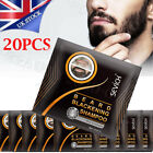 20pcs Sevich Men's Beard Hair Colour Dye Tint Cream Moustache Blackening Shampoo