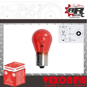 Light Bulb - 12v 21w 382 - Red - PR21W BA15S - Stop, Tail, Brake, Fog - Photo 1/1