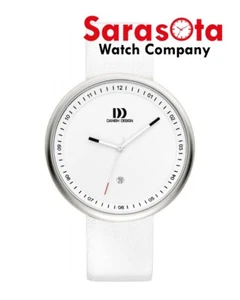 Danish Design IV12Q1002 White Dial Stainless Steel Leather Quartz Women's Watch - Picture 1 of 1