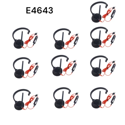 Plantronics C5210T Mono Headset W/ Detachable C5200 USB-A Adapter Lot(10) E4643 - Image 1 of 4