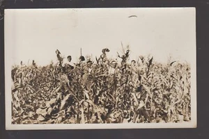 Timber Lake SOUTH DAKOTA RPPC c1910 CORN CROP Farm Farming CUNDILL SD #1 - Picture 1 of 2