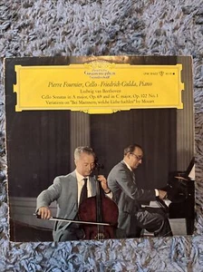 BEETHOVEN Cello Sonatas Op.69, 102\1 + Vars FOURNIER GULDA LPM-18602 LP DGG - Picture 1 of 7