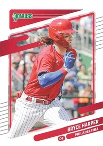 2021 Donruss #173b Bryce Harper Red Jersey - Bild 1 von 2