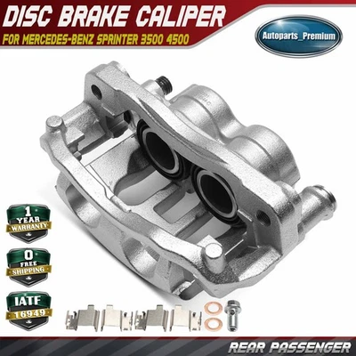 Pinza de freno trasera derecha con soporte y pistón para Mercedes-Benz Sprinter 3500 Foto 1 de 4