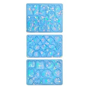 Irregular Geometric Mold DIY Keychain Jewelry Earring Pendant Tool - Picture 1 of 10