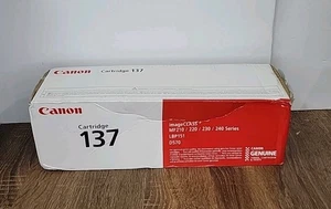 Canon 137 Czarny toner Canon Oryginalny toner. MF210.Nowy zapieczętowany. - Zdjęcie 1 z 5