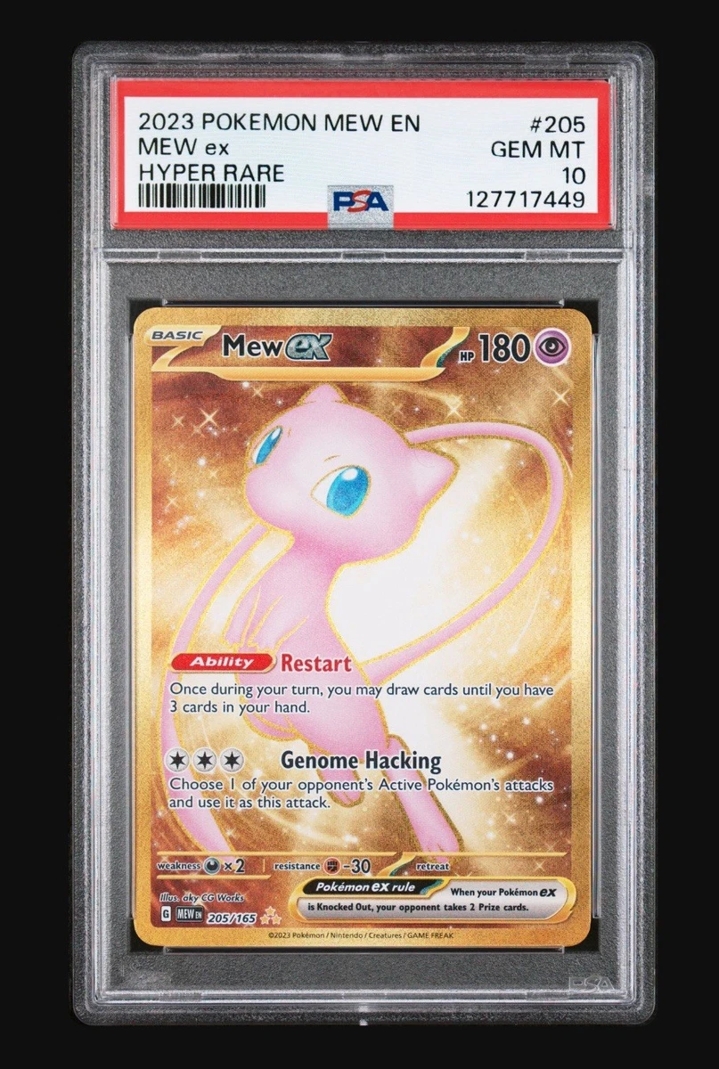 Mew Pokémon TCG Professional Sports Authenticator (PSA) Grade 10