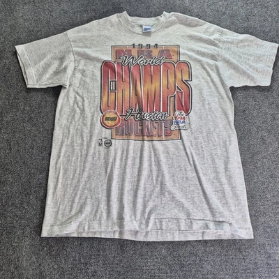 Vintage Salem Houston Rockets 1994 NBA World Champions Mens XL Single Stitch - Image 1 of 4