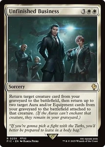 Business Commander incompiuto: Final Fantasy MTG Magic The Gathering - Foto 1 di 1