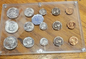 1962, 1963, 1964 US Mint Silver Proof Set Original Coins Big Case with all 3 Set - Picture 1 of 2