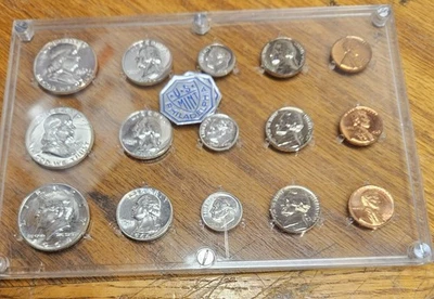 1962, 1963, 1964 US Mint Silver Proof Set Original Coins Big Case with all 3 Set - Image 1 of 2